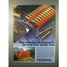 1981 Federal Ammunition Ad - Magnums to Varminters