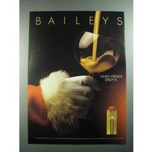 1988 Baileys Irish Cream Ad - When Friends Drop In