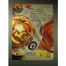 1989 I can't Believe it's Not Butter Ad - I can believe you sowed the oats