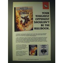 1989 TSR AD&D 2nd Edition Player's Handbook, Monstrous Compendium Ad