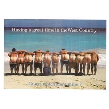 WEST COUNTRY 'bums' used postcard c.1995 postmark #