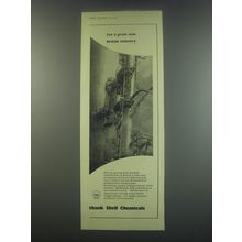 1949 Shell Chemicals Ad - For a great new British industry