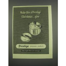 1949 Prestige Pressure Cookers Ad - Make this a Prestige Christmas