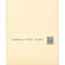 Canada #P63 Postal Card MINT CBN 1936 Reply Attached