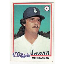 1978 Topps baseball card 417 Mike Garman – Dodgers