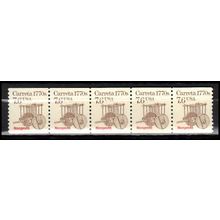 2255 7.6c Carreta Fine MNH Dry Gum PNC 1/5 X2975