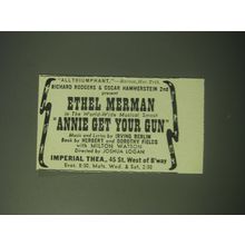 1948 Annie Get Your Gun Musical Ad - All triumphant. Barnes, Her. Trib.