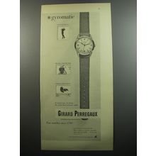 1952 Girard Perregaux Gyromatic Watch Advertisement
