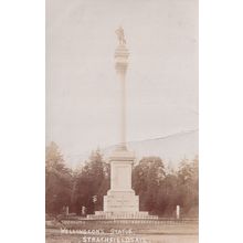 Wellingtons Statue Strathfieldsaye Creased Antique Postcard