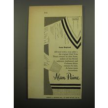 1955 Alan Paine Tennis Sweater Ad - From England