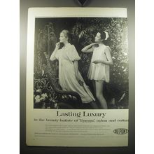 1957 Du Pont Dacron Lingerie Ad - Lasting Luxury
