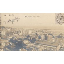 Mustapha Cote Nord Antique Algeria Aerial Postcard