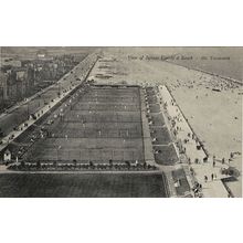 Tennis Courts & Beach Great Yarmouth Norfolk Aerial Old Postcard