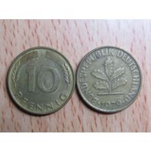 1979f 10 Pfennig Germany Coin