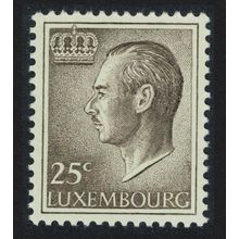 Luxembourg Grand Duke Jean 25c. brown Normal paper 1966 MNH SG#757 MI#725x