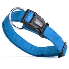 Comfort Microfiber Flat Collar Blue 3/4"-13"-21"