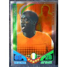 Kolo Toure Ivory Coast Star Player football trading card Topps 2010 World Cup
