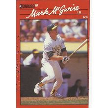 1990 DONRUSS MARK McGWIRE #185