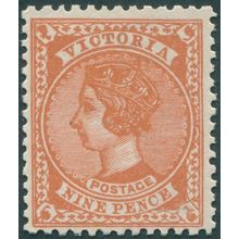 Victoria 1905 9d dull brownish-red SG393c unused