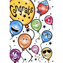 Congrats- Congratulations Greeting Card - 01733
