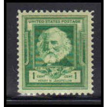 864 1c Henry Longfellow Fine MNH KA2503