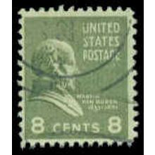 Used 813 8c Martin Van Buren Just Clears M07871