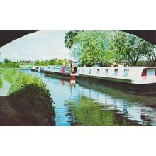 Penkridge Staffordshire Canal 1970s Postcard