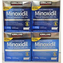 Kirkland Signature Minoxidil USP 5% Hair Regrowth Treatment (4 Boxes)