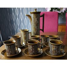 Portmeirion Cypher Coffee Pot Set, Susan Williams-Ellis, 1960s, vintage