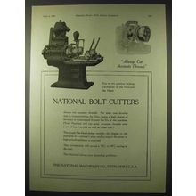 1922 National Machinery Bolt Cutters Ad