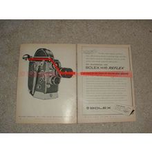 1957 Bolex H-16 Reflex Movie Camera Ad - Revolutionary!