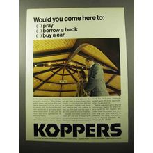 1969 Koppers Laminated Wood Beams Ad - Come Here To