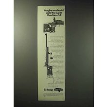 1971 Savage / Anschutz 1413 Super Match 54 Rifle Ad