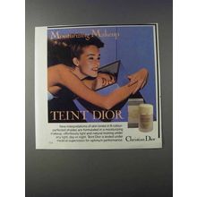 1981 Christian Dior Teint Dior Ad - Moisturizing Makeup