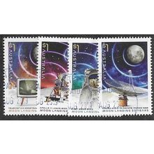 AUS 2019 (SET) 'MOONLANDING 50 YEARS' (4v) FINE USED (EBID64-705)