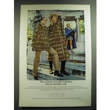 1969 Emba Mink Advertisement - Maximilian Autumn Haze Jacket and Coat