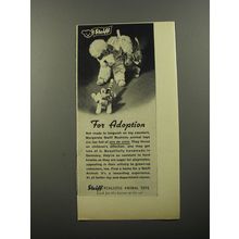 1956 Steiff Animal Toys Ad - For Adoption