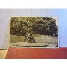 PETER PAN, Kensington Gardens, London used vintage postcard 1938 pm =