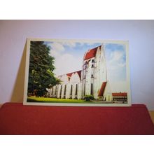 GRUNDTVIG'S KIRKE, COPENHAGEN DENMARK unused vintage postcard =