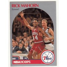 1990-91 Hoops Rick Mahorn basketball card #230 - 76ers