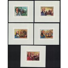 Chad American Revolution 5 De-Luxes 1976 MNH SG#442-446 MI#736-740