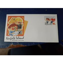 Norfolk Island PSE education pre stamped envelope