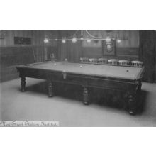 New Street Station Billiards Snooker Table Birmingham Antique Postcard