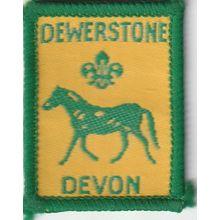 Scout Badge - Camp Site - Dewerstone Devon (A1)
