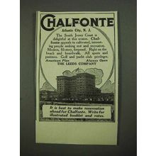 1918 Chalfonte Hotel Ad