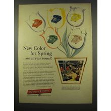 1956 Western Electric Telephone Ad - Color for Spring