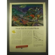 1956 Western Electric Telephone Ad - Guided Missile