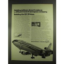 1972 McDonnell Douglas DC-10 Ad - Building Jetliners