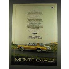 1979 Chevy Monte Carlo Ad - Think Of Yourself In