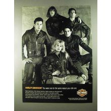 1989 Harley-Davidson Leather Jackets Ad - Same Reason